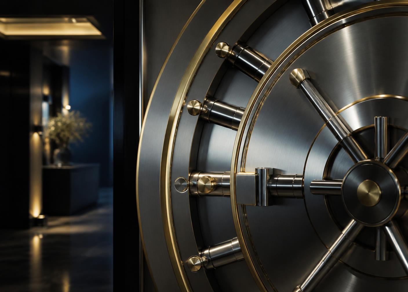 Secure vault door representing protected customer funds